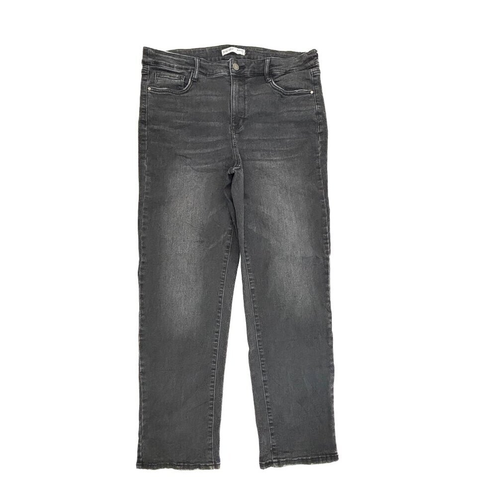 Nine West Slim Straight‎ Women's size 12 Black Denim Jeans